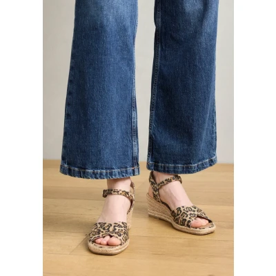 Image of Tamaris Espadrilles camel/multicoloured, Women&#039;s, Size: 6.5, Camel/multi/coloured shoes