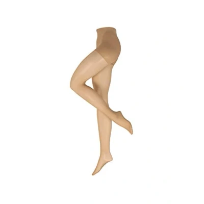 Image of Nur Die Women&#039;s Goodbye Laufmaschen Shape Pantyhose, Almond, L