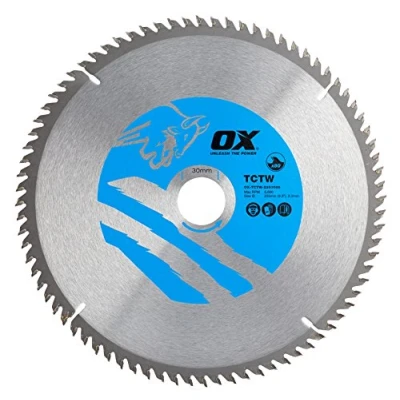 Image of OX Wood Cutting Circular Saw Blade 235/30mm, 80 Teeth ATB