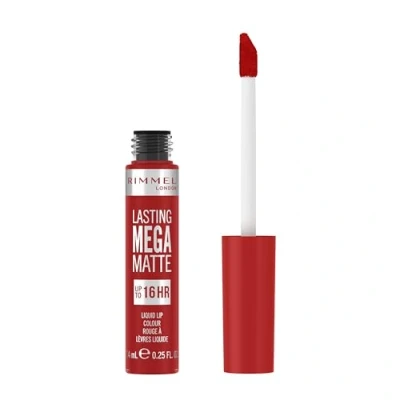 Image of Rimmel London Lasting Mega Matte Liquid Lipstick, Long Lasting, Hydrating, Vegan Formula 500 Fire Starter, 7.4ml