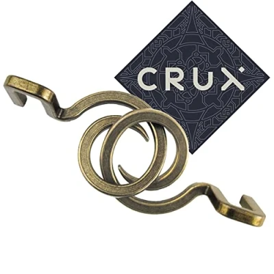 Image of Hanayama Cast Hook Puzzle Level 2 of 6 Fairly Hard Includes Crux Sticker