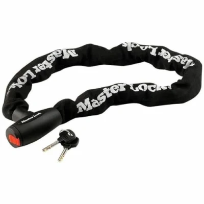 Image of MASTER Lock Motorcycle Chain [Key] [1 m Chain] 8291EURDPS Ideal for