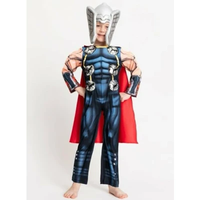 Image of TU Officially Licensed Avengers Thor Fancy Dress Costume (9 10 years), Grey