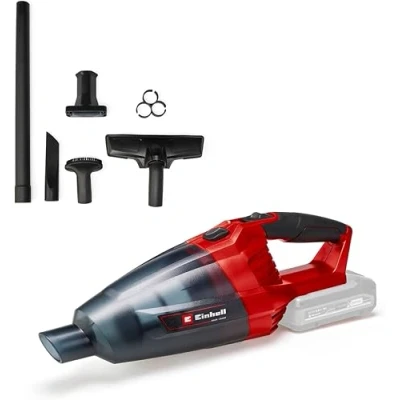 Image of Einhell Power X Change 18V Cordless Handheld Vacuum Cleaner For Cleaning Floors, Stairs, Sofas, Cars And Caravans TE VC 18 Li Solo Rechargeable Hand Held (Battery Not Included)