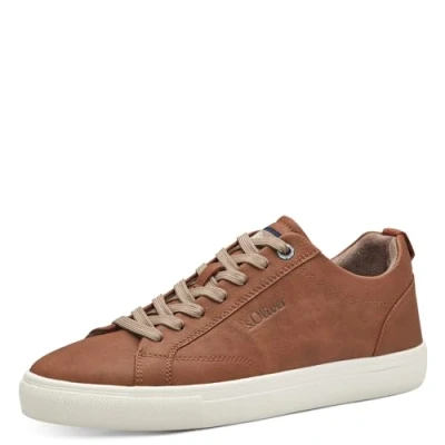 Image of s.Oliver Men&#039;s 5 13632 41 Sneaker, Cognac, 9 UK