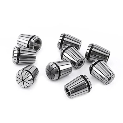 Image of 9Pcs Spring Collet Set TOPINCN Er32 Chuck for Cnc Engraving Machine And Milling Lathe Tool 2 20Mm