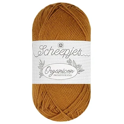 Image of Scheepjes Organicon 236 Mellow Mustard Yarn 1x50g
