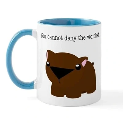 Image of BAAROO Wombat Mug Ceramic Coffee Mug, Tea Cup 11 oz
