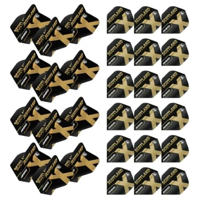 Image of WINMAU Rhino Country Flag Design Dart flights 10 sets per pack (30 pack) (Scotland)