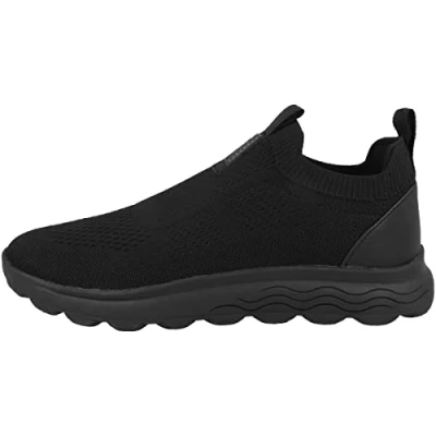 Image of Geox Mens U Spherica Sneakers, Black, 6 UK