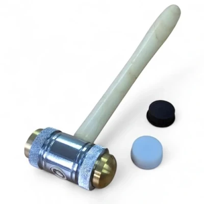 Image of Ball Pein Hammer, 4 in 1 Brass, Nylon and Fibre Hammer for Jewellers, Jobbing PTL®