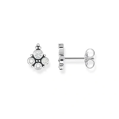 Image of Thomas Sabo Women Stud Earrings Royalty 925 Sterling Silver H2024 643 14