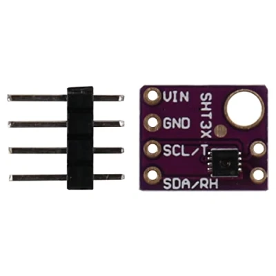 Image of Fangxuee SHT31 D Temperature &amp; Humidity Sensor Breakout Board Weather Module for