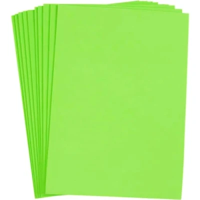 Image of EVA Foam Sheets, A4 21x30 cm, thickness 2 mm, light green, 10sheets