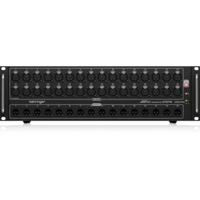 Image of Behringer S32 I/O Box with 32 Remote Controllable Midas Preamps, 16 Outputs and AES50 Networking featuring Klark Teknik SuperMAC Technology, Pc compatible only