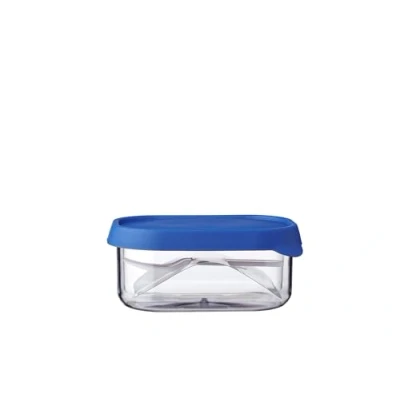 Image of Mepal Fruit Box Take a Break To Go For Fresh With Small Fork Fits ideally In The Lunch 250 ml Vivid Blue