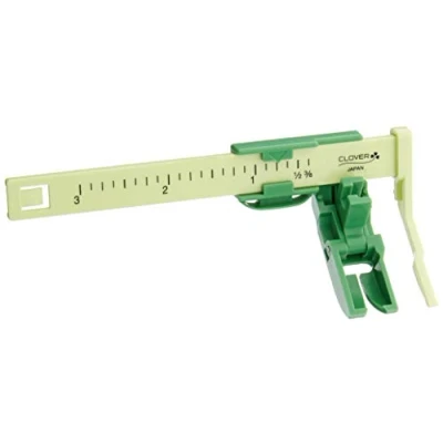 Image of clover Quilt N Shech Presser Foot, Green, 9.1&quot; Height x 3.7&quot; Length 1&quot; Width