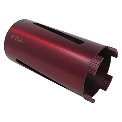 Image of 78mm 3&quot; Dry Diamond Drilling Core Drill Bit Turbo Segments for Brick &amp; Masonry
