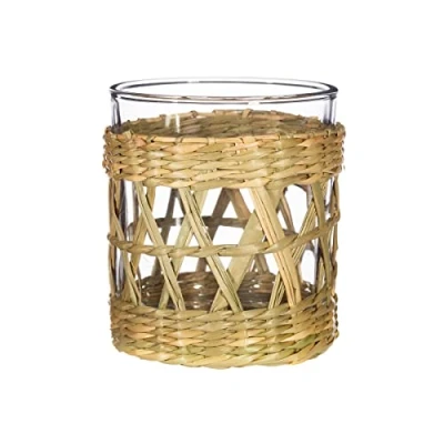 Image of Sass &amp; Belle Open Weave Seagrass Tealight Holder