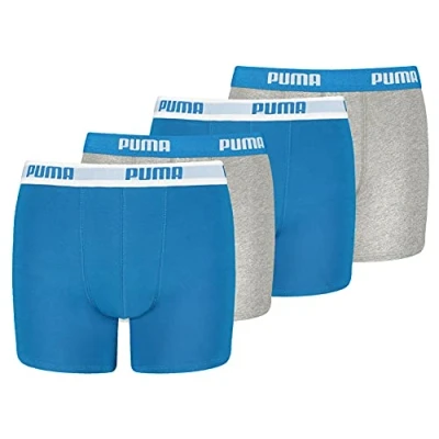 Image of Puma BOYS Basic 4 PACK Pants for kids, Size: 11 12y, Blue/grey