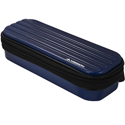 Image of Mission Darts W122 ABS 1 Slimline Case with Metallic ABS, Dark Blue