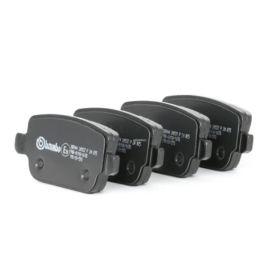 Image of 1438867, 1439867, 1459408, 1477803, 15662234 brake pad set BREMBO P 24 075 excl. wear warning contact with caliper screws accessories