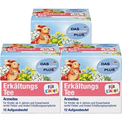 Image of Herbal Common Cold Tea for Children 3 packs x 18 g, Mivolis/Germany