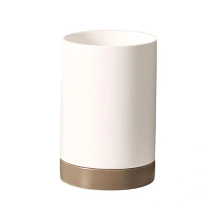 Image of Dxcaicc Utensil Holder,Large Ceramic Stable Caddy,Drainer Cooking Holder,Ceramic Kitchen holder for Countertop,Cooking utensils Kitchen,White