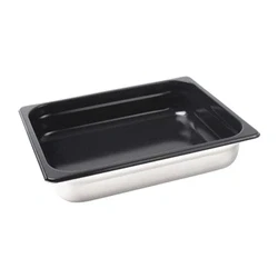 Image of Vogue Heavy Duty Stainless Steel Non Stick 1/2 Gastronorm Tray 65mm