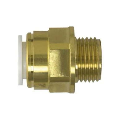 Image of JG Speedfit Brass Male Coupler 15mmx1/2&quot; Push Fit MW011504N