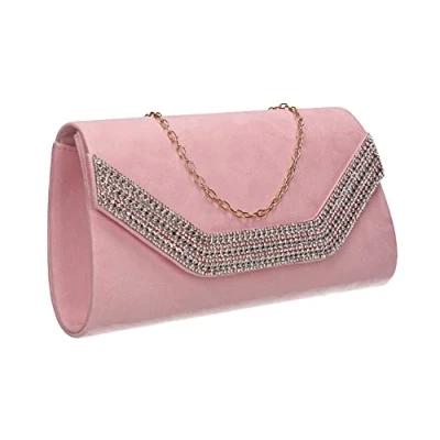 Image of SwankySwans Women&#039;s Harper Clutch Bag, Pink