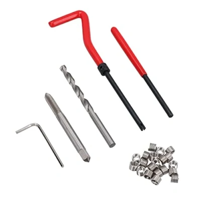 Image of M5 x 0.8mm Thread Tap Repair Cutter kit helicoil 25pc Set Damaged AN075