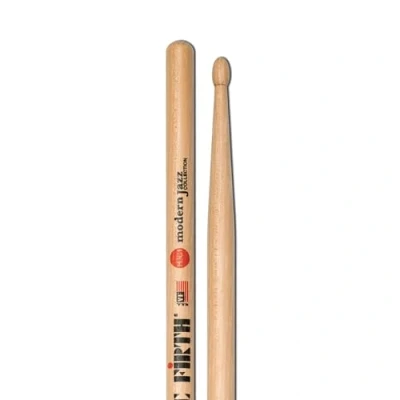 Image of Vic FIrth Modern Jazz Collection Drumsticks MJC1 American Hickory Oval Wood Tip