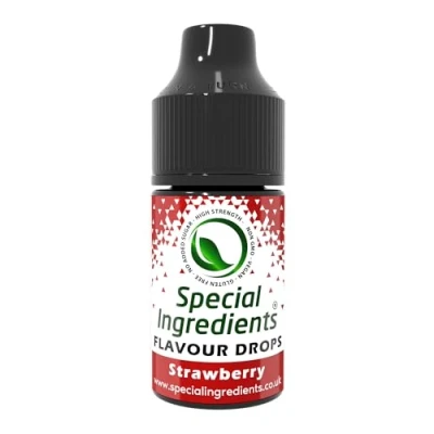Image of Strawberry Flavour Drop 500ml Highly Concentrated Versatile Food Flavouring Vegan, Non GMO, Gluten Free