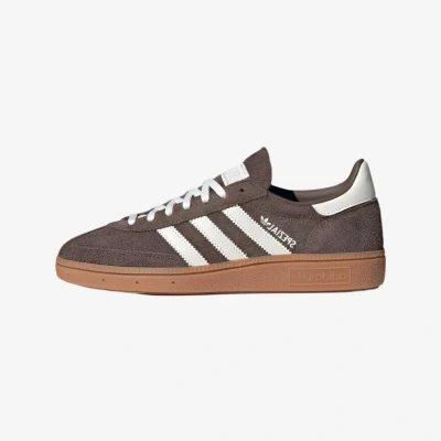 Image of adidas Originals Handball Spezial Unisex Trainers, Size: 6, Earth strata/off white Suede
