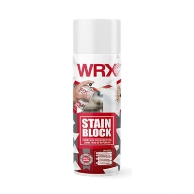 Image of WRX Stain Block Anti Mould Spray Paint 400ml Matt White And Stains Are Stopped Removed (1)