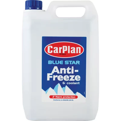 Image of CarPlan Blue Star Antifreeze &amp; Coolant Concentrate 5L