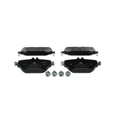 Image of 0004208800, A0004208800 Brake pad set BOSCH 0 986 424 858 Low Metallic MERCEDES BENZ: E Class Coupe, Convertible