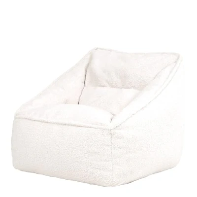 Image of icon Natalia Borg Bean Bag Chair, Natural, Comfy Armchair, Large with Filling Included, Living Room, Room Furniture