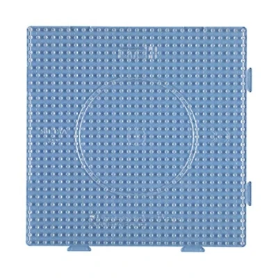 Image of Hama 10.234TR Large Transparent Square Pegboard, Multicolour, 1 STK