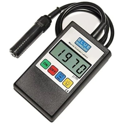 Image of BLUE Technology P 11 S AL Paint Coating Thickness Meter Gauge with Ball Sensor Steel and Aluminium, Black