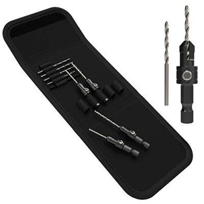 Image of 11 x SabreCut Zippy SCRKZ1 Countersink Set with Adjustable Pilot Impact Drill Bits
