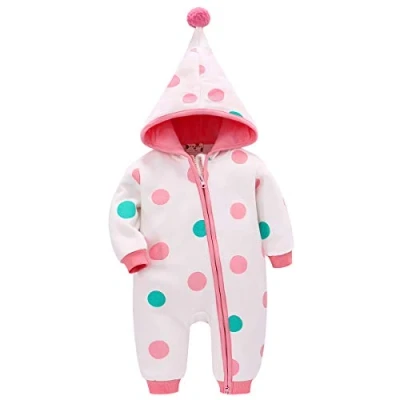 Image of Bebone baby Clothes Newborn Outfits Boys Girls Jumpsuit (Pink, 0 3 Months)