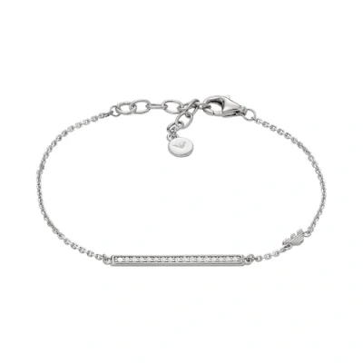 Image of Emporio Armani women&#039;s bracelet plaque sterling silver, EG3592040