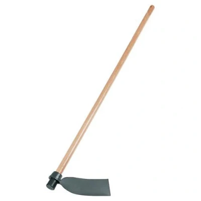 Image of 1350mm Digging Hoe Forged Head, Hardwood Handle Turn Over Soil, Gardening