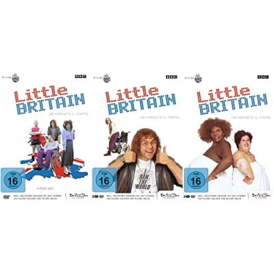 Image of LITTLE BRITAIN Staffel 1+ 2 + 3 British Cult Comedy 6 DVD Uncut Collection