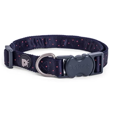 Image of Petface Scarlet Ditsy Spot Dog Collar, Large
