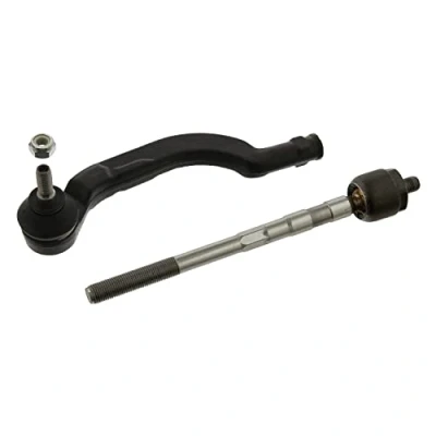 Image of 7701478552, 7701478552S1 Tie Rod FEBI BILSTEIN 37633 Front Axle Left with lock nuts