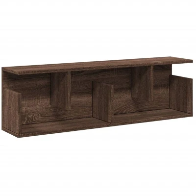 Image of vidaXL Wall Cabinet 100x20x30 cm Brown Oak Engineered Wood