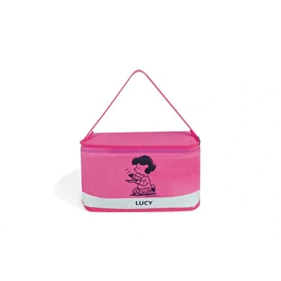 Image of Excelsa Lunch Bag, Polyester, Polyurethane, Fuchsia, 7 litres